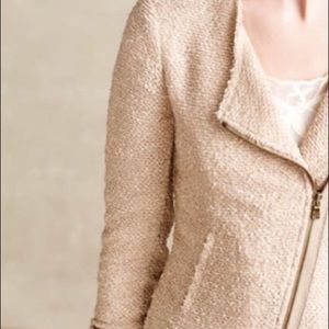 Gold flecked knit jacket